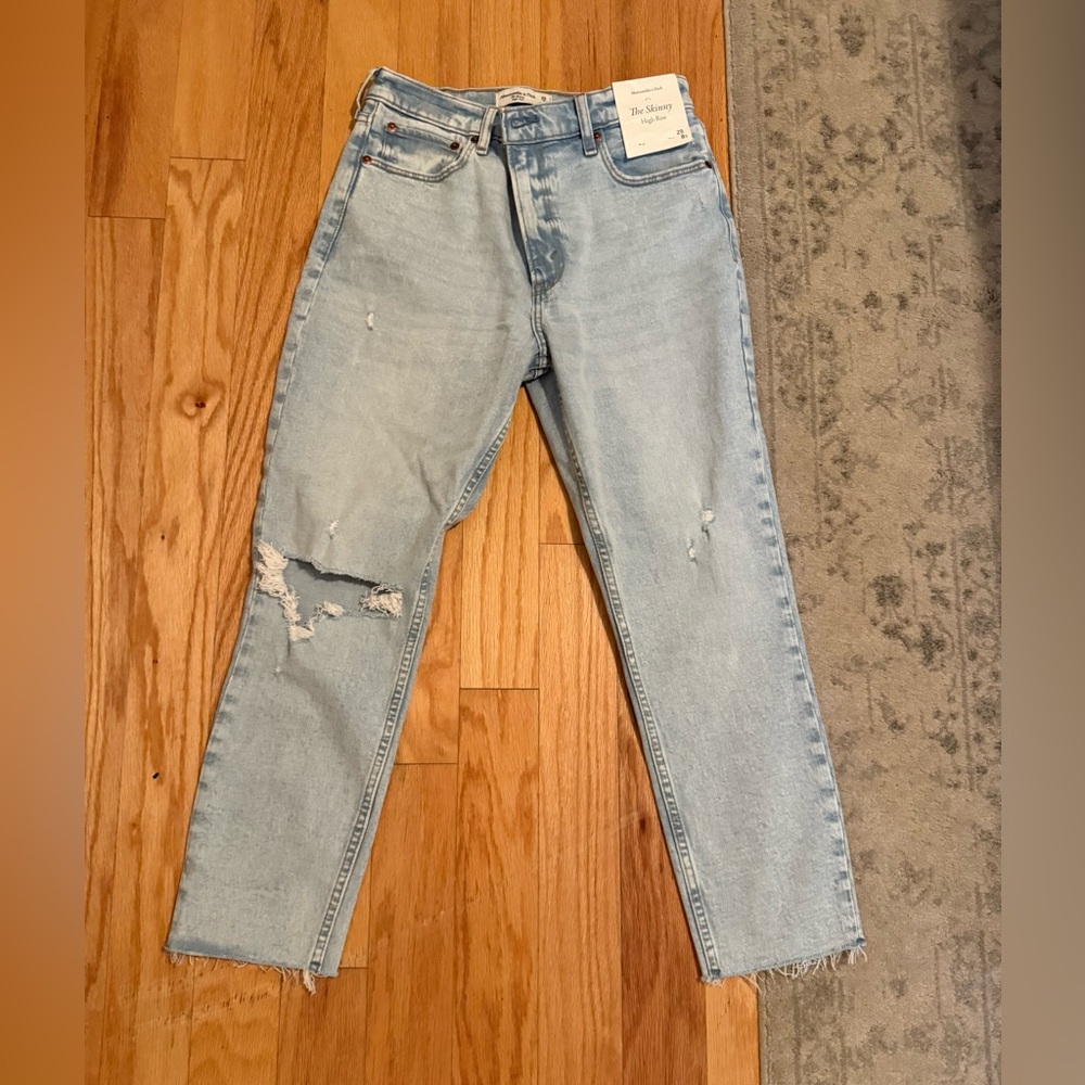 Abercrombie and Fitch High ride jeans